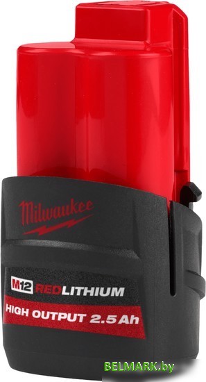 Аккумулятор Milwaukee M12 M12HB2.5 4932480164 (12В/2.5 Ач) - фото