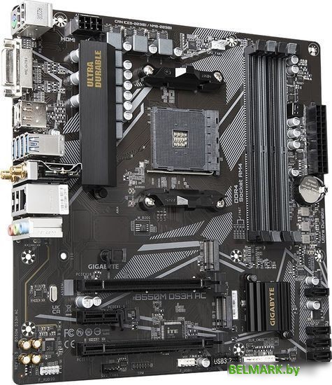 Материнская плата Gigabyte B550M DS3H AC (rev. 1.5/1.6) - фото2
