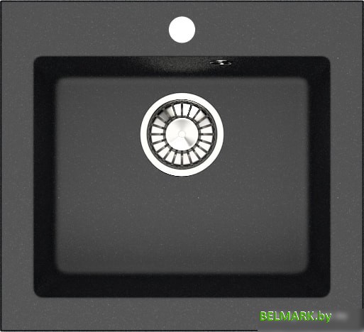 Кухонная мойка Berge BR-4803 (черный матовый) - фото