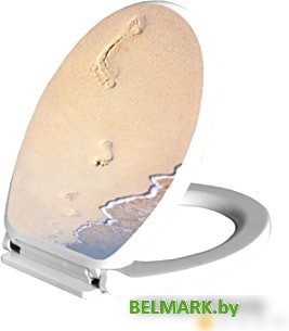 Сиденье для унитаза Bisk Snail Foto 04503 (стопа) - фото