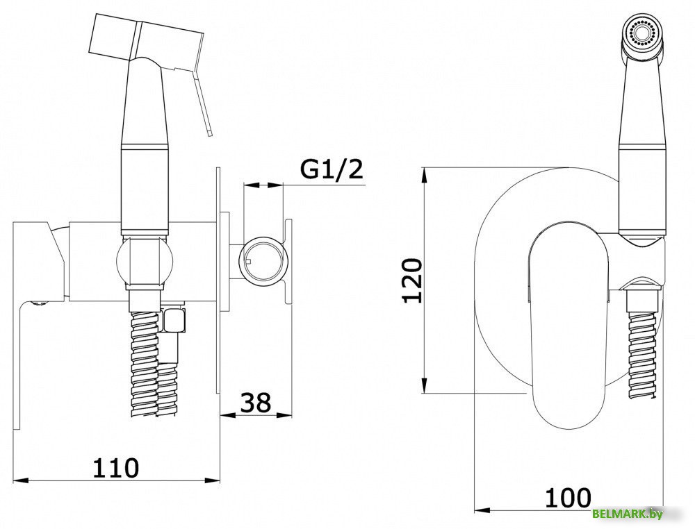 Гигиенический душ Vieir V283551 - фото2