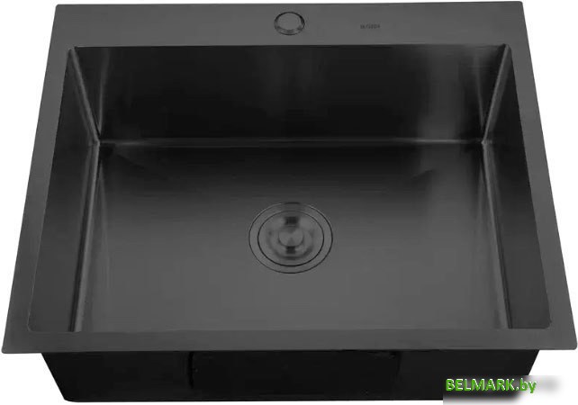 Кухонная мойка РМС MR-6050BL (с корзиной и дозатором) - фото