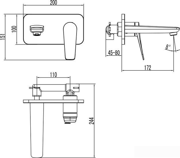 Смеситель Lemark Bronx LM3726GM - фото2