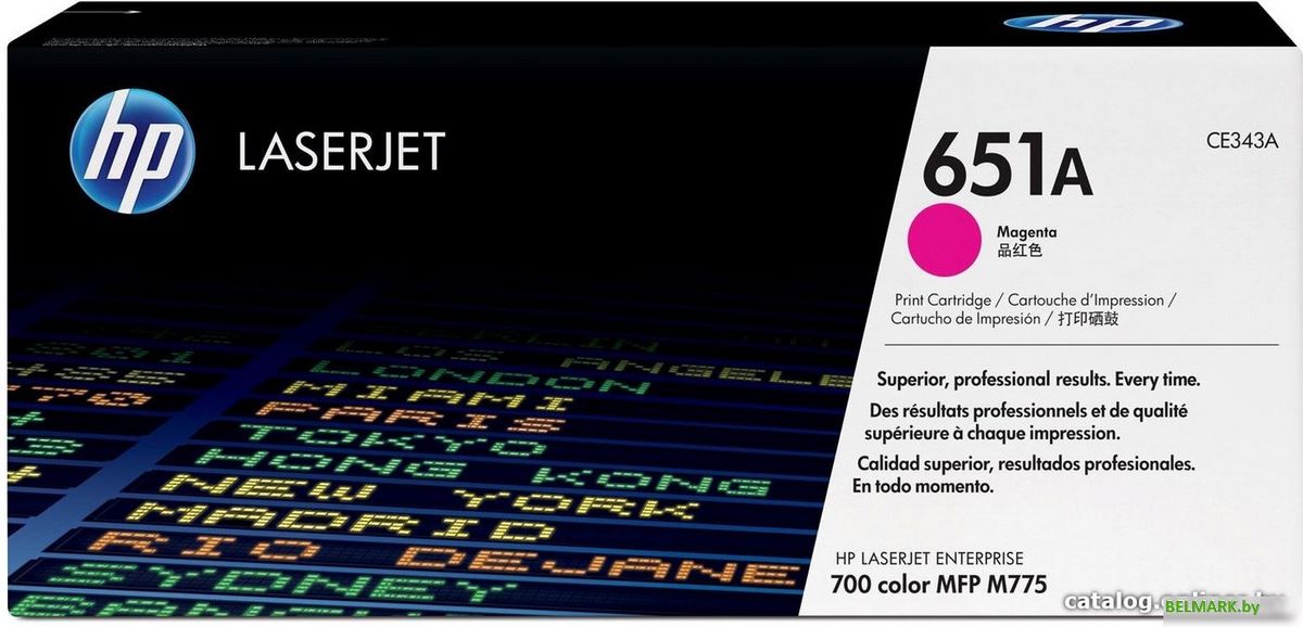 Картридж HP LaserJet 651A (CE343A) - фото