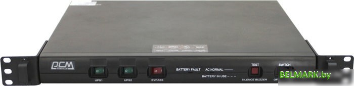 Источник бесперебойного питания Powercom King Pro RM KIN-600AP-RM-1U - фото