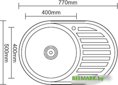 Кухонная мойка Ledeme L87750-6L - фото2