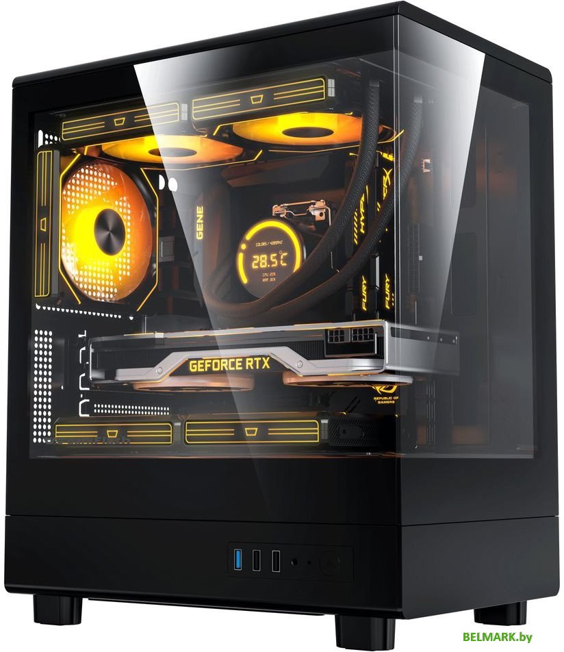 Корпус dark Flash DB330M (черный) - фото