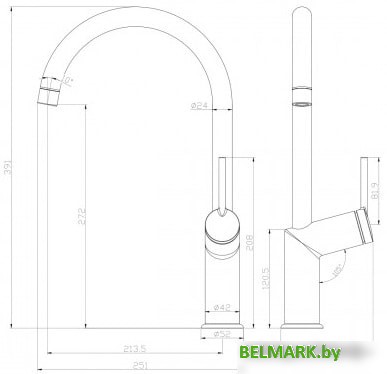 Смеситель Lemark Minima LM3805C - фото2