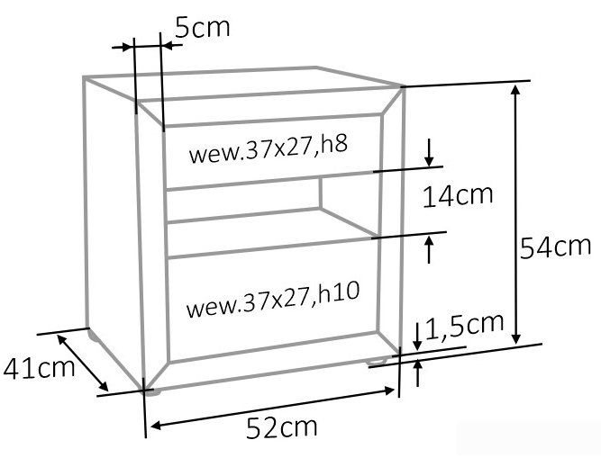 Тумба Signal ET-002 Velvet (bluvel 28 бежевый) - фото2