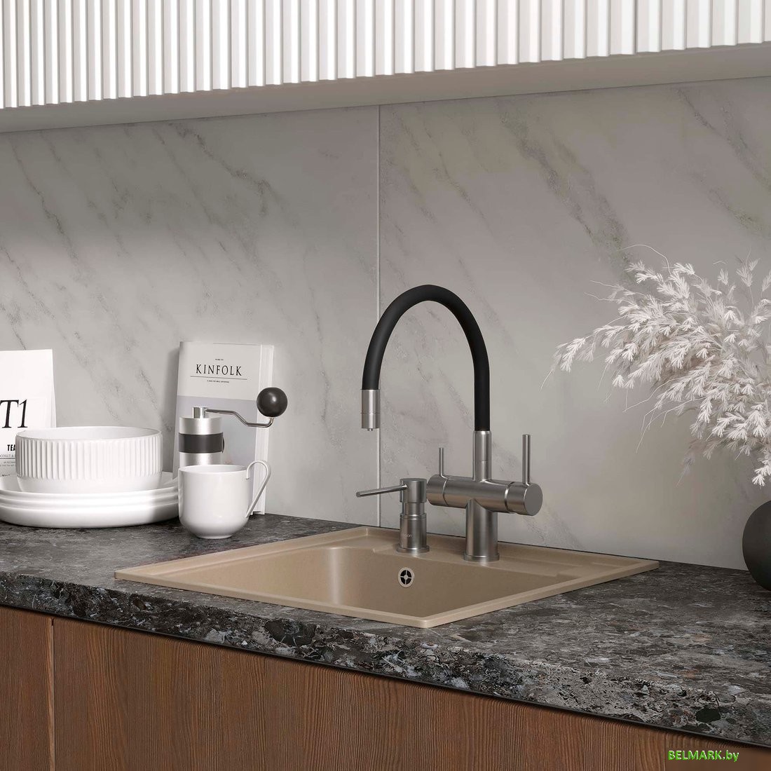 Кухонная мойка Reflexion Etude RF0353BE - фото2