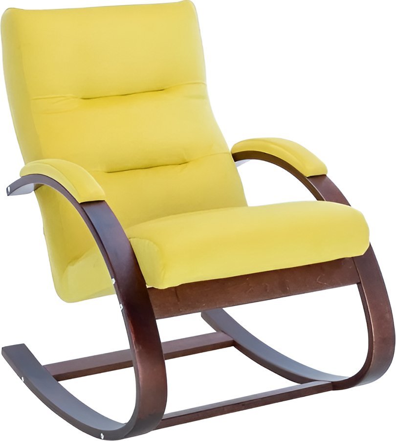 Кресло-качалка Импэкс Leset Милано (орех текстура/V 28) - фото