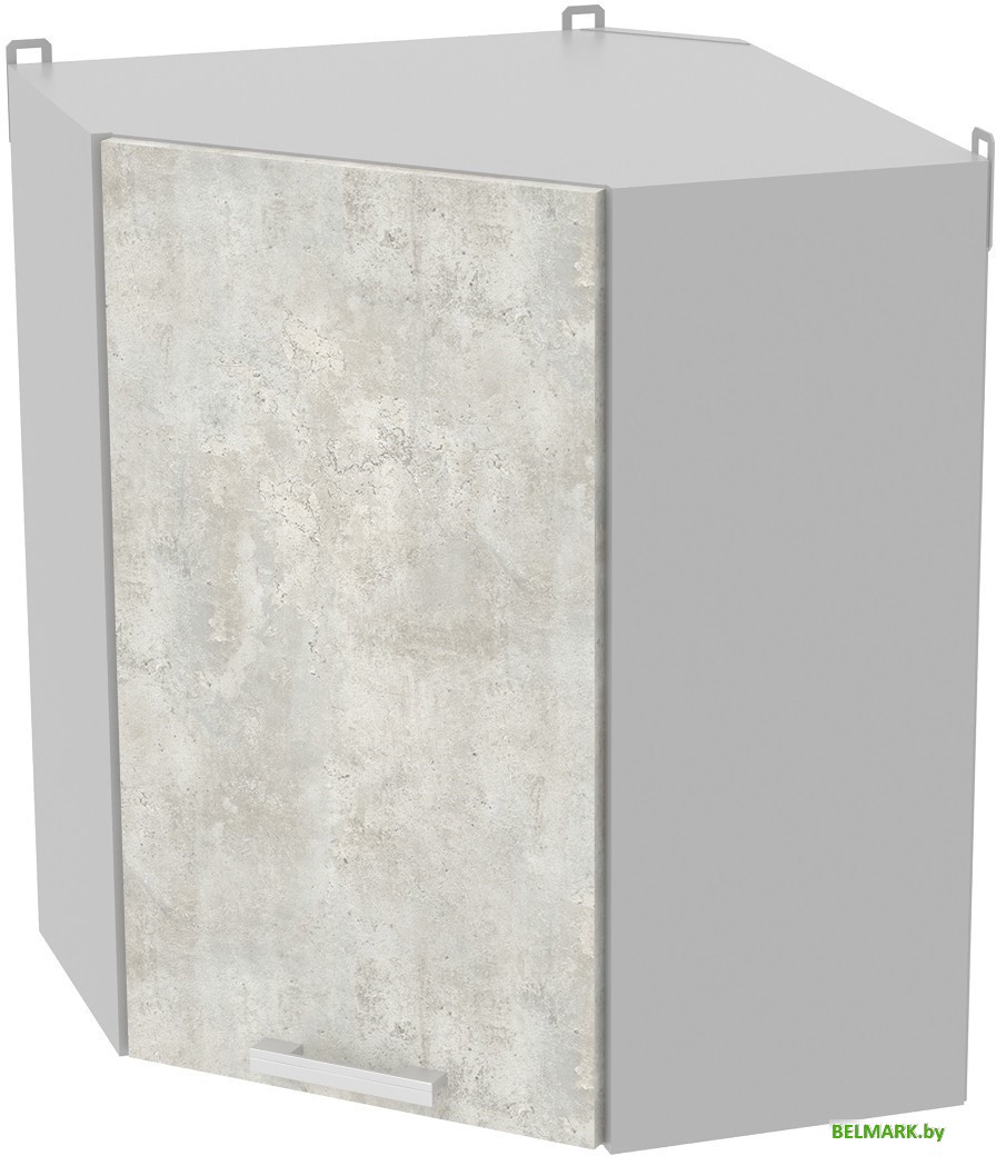 Шкаф навесной Интерлиния Компо ВШУ-720 (бетон лайт) - фото