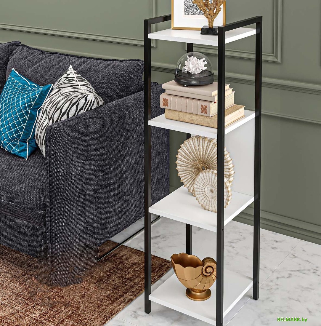 Стеллаж Макс Стайл СтМ-1220-W960 (Egger белый классический W960 ST7) - фото2