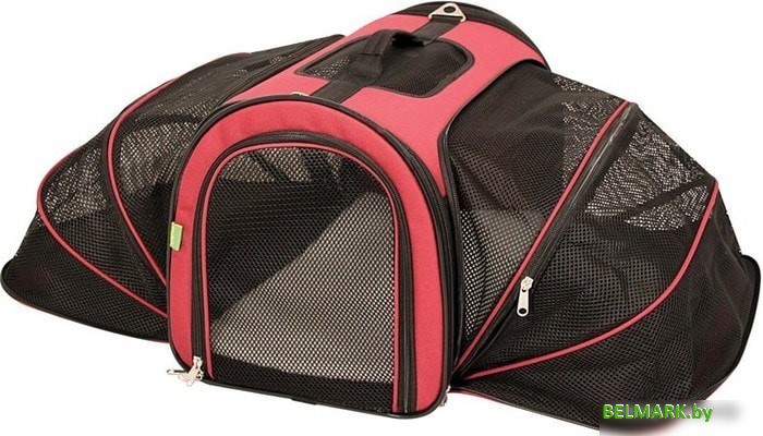 Сумка-переноска Triol 0026AL (черный/красный) - фото