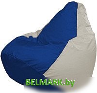Кресло-мешок Flagman Груша Мега XXXL Г3.1-125 (синий/белый) - фото