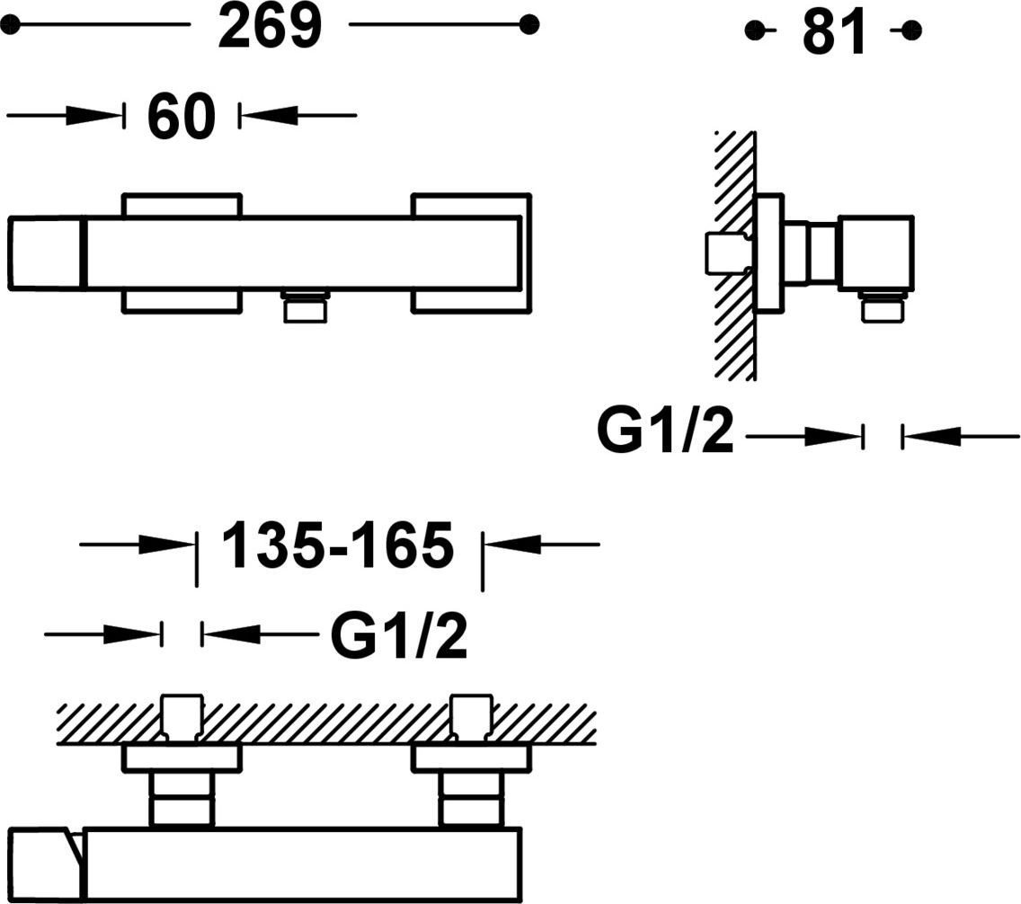 Смеситель Tres Cuadro 00716703Or - фото2