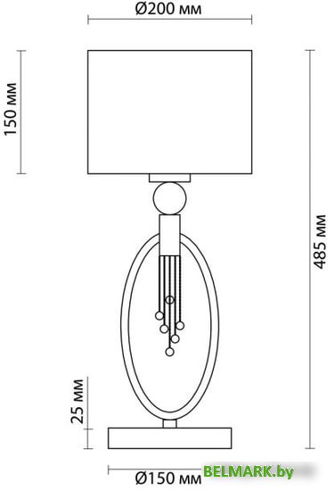 Лампа Lumion Santiago 4516/1t - фото2