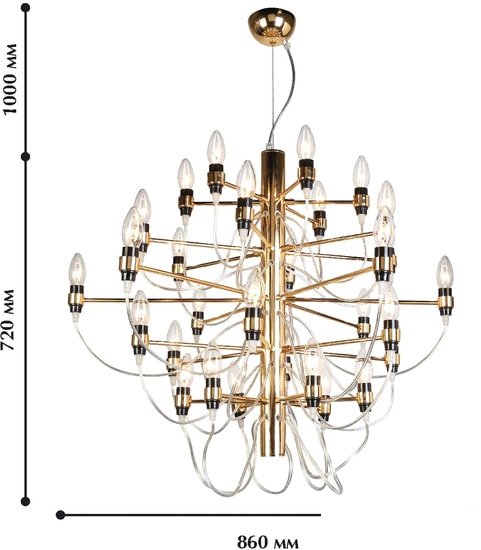 Подвесная люстра Favourite Golem 1893-30P - фото2