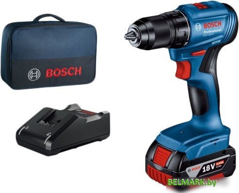 Дрель-шуруповерт Bosch GSR 185-LI Professional 06019K3005 (с 1-им АКБ, сумка) - фото