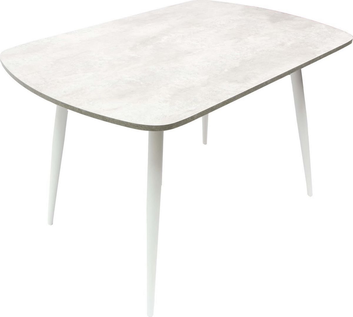 Кухонный стол ВВР ЛДСП (камень светлый/белый конус 110/70) - фото2