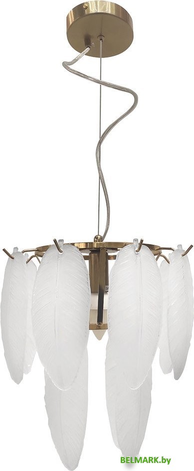 Припотолочная люстра Kinklight Джана 07680-28.36 (латунь) - фото