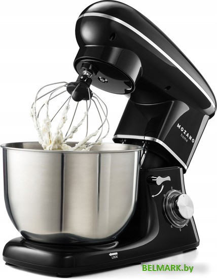 Планетарный миксер Mozano Kitchen Machine ROB-01 (черный) - фото