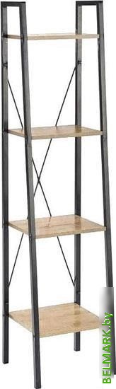 Полка Halmar NARVIK REG-1 34/32/148 (дуб сонома/черный) - фото