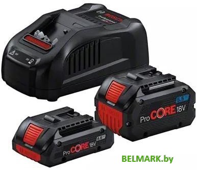 Аккумулятор с зарядным устройством Bosch 1600A0214A (18В/4 Ah + 18В/5.5 Ah + 14.4-18В) - фото