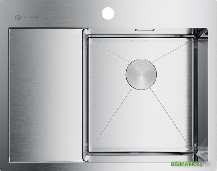 Кухонная мойка Omoikiri Akisame 65-IN-R 4973059 (нержавеющая сталь) - фото