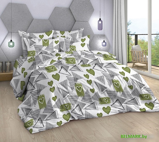 Постельное белье Milanika Гэтсби Евро (бязь) - фото