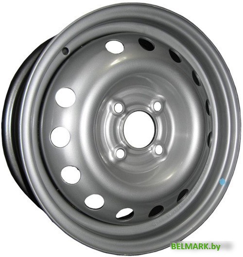 Штампованные диски Eurodisk 64C27F 15x6" 4x108мм DIA 65.1мм ET 27мм Silver - фото