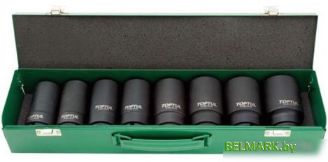 Набор торцевых головок Toptul GDAD0802 8 предметов - фото