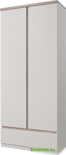 Шкаф распашной Anrex Lima 2D1S (персидский жемчуг/мадура) - фото