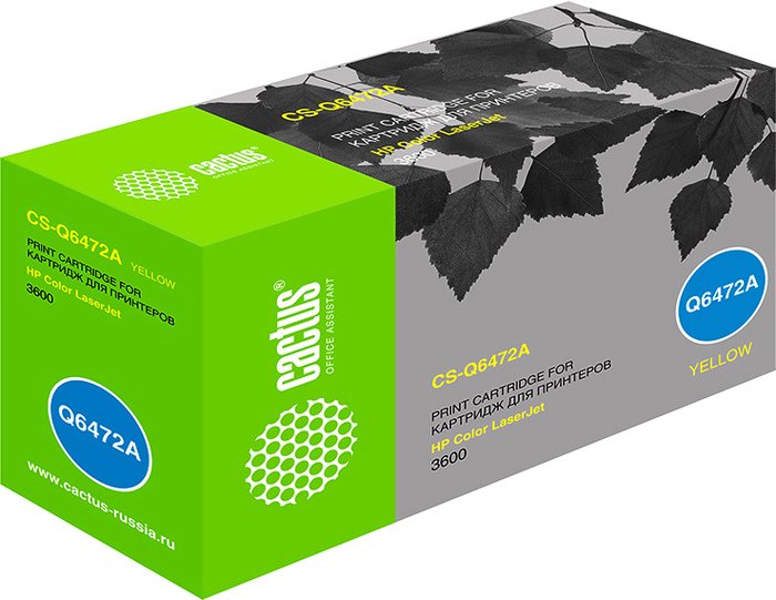 Картридж CACTUS CS-Q6472A (аналог HP Q6472A) - фото