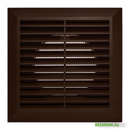 Вентиляционная решетка Awenta Classic T61BR 17х17/d100 (коричневый) - фото2