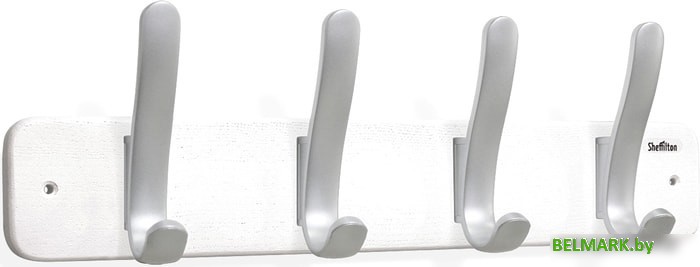 Набор крючков для одежды Sheffilton SHT-WH20 981555 (беленый/серебро) - фото