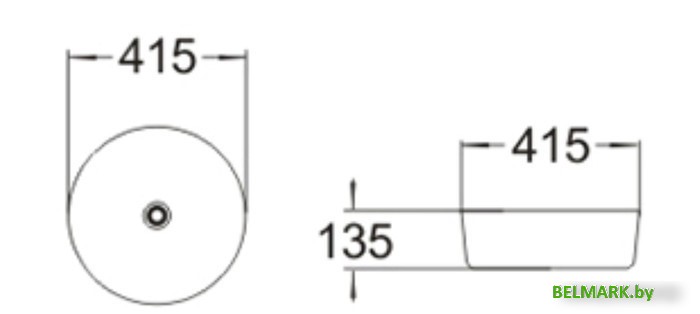 Умывальник SantiLine SL-1054MG - фото2