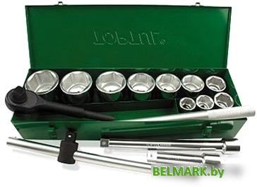 Набор торцевых головок Toptul GCAD1402 14 предметов - фото