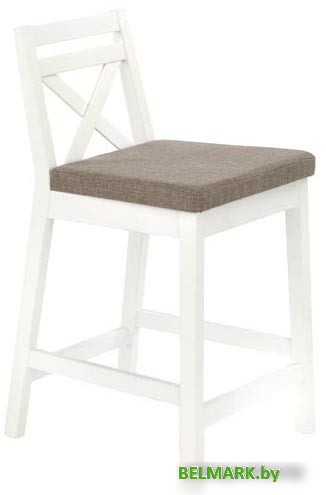 Стул Halmar Borys Low (белый) - фото