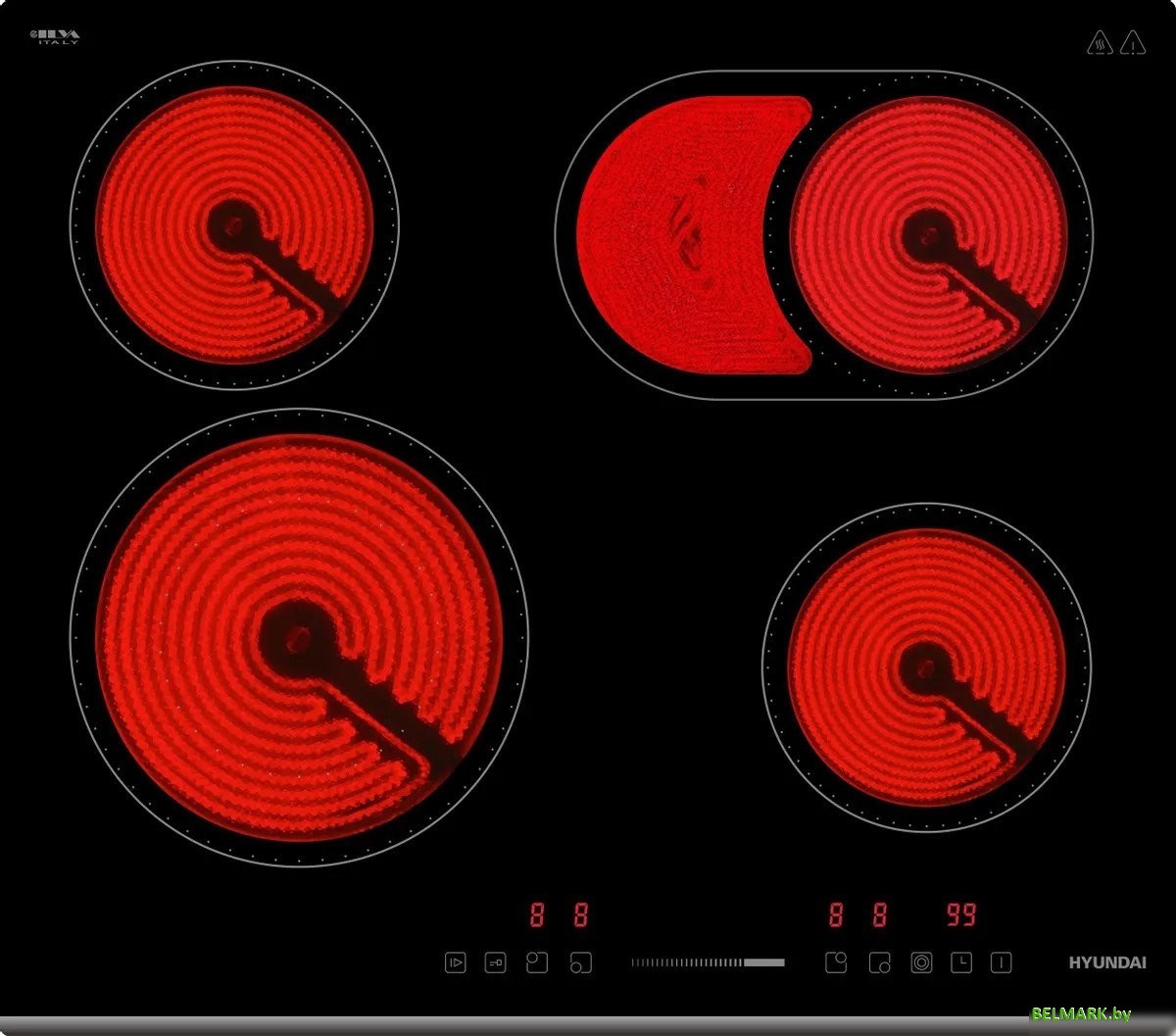 Варочная панель Hyundai HHE 6672 BG - фото