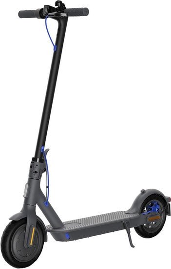 Электросамокат Xiaomi Mi Electric Scooter 3 BHR4854GL (onyx black) - фото