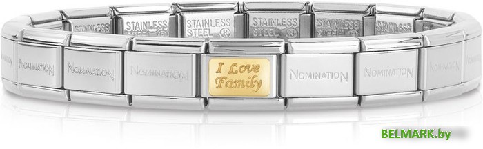 Звено для браслета NominatioN Я люблю семью 030121/33 - фото2