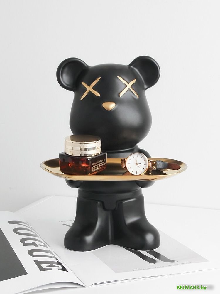 Статуэтка Merry Bear Home Decor Черное И Белое 30001207 - фото2