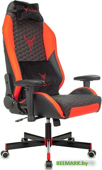 Кресло Knight Neon (черный/красный) - фото