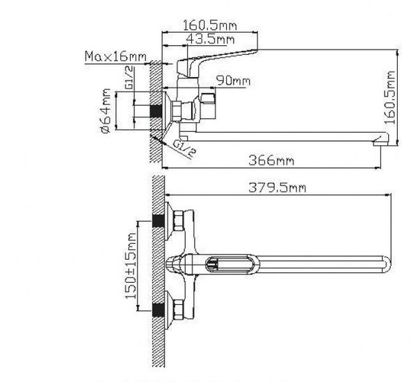 Смеситель Wisent WP22153 - фото2