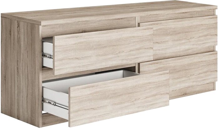 Тумба Mio Tesoro Кастор 4 ящика 2.03.03.100.3 (дуб сонома) - фото2