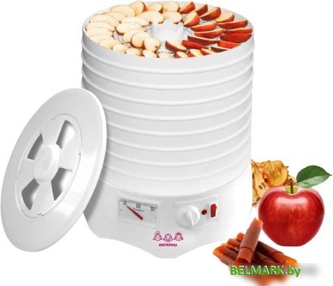 Сушилка для овощей и фруктов Мастерица EFD-0903VM (2 поддона для пастилы и лопатка) - фото