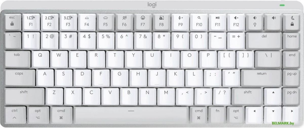 Клавиатура Logitech MX Mechanical Mini Tactile for Mac 920-010799 (белый/светло-серый, нет кириллицы) - фото