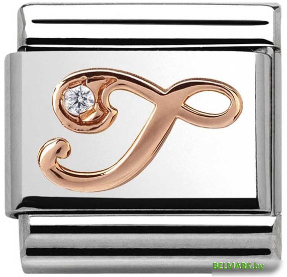 Звено для браслета NominatioN Буква T 430310/20 - фото