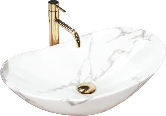 Умывальник Rea Royal Marmo Shiny REA-U8009 - фото